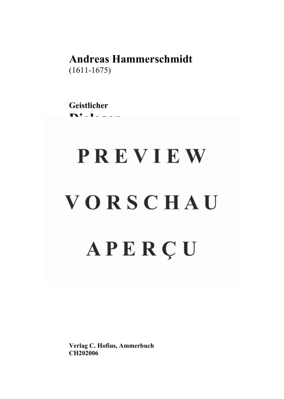gallery: Geistlicher Dialogi Ander Teil, , (Gemischtes Ensemble 1-2 Vokalstimmen, 2 Violinen und BC)