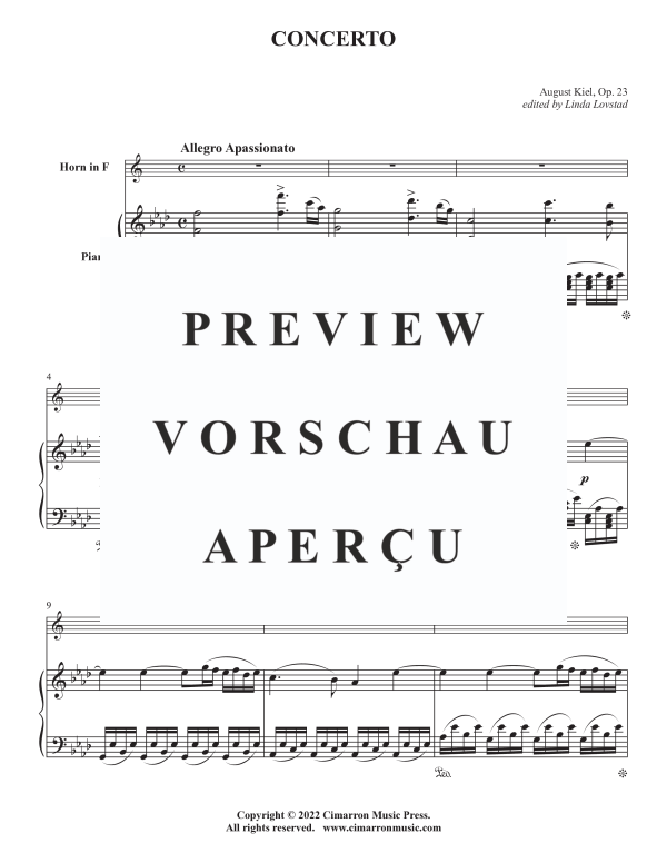 Product gallery: Page 3 of 11 Concerto for Horn, Op. 23, , Horn In F and Piano