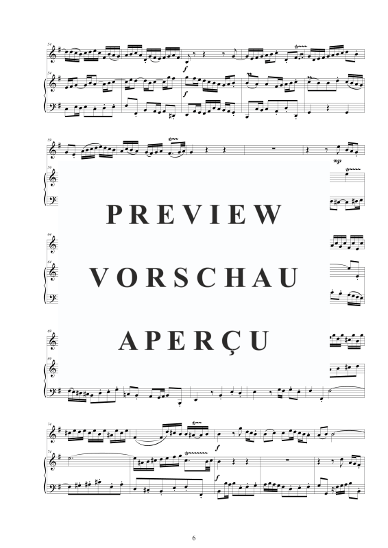 Produktgalerie: Seite 7 von 11 3 Flöten Sonaten BWV 1027-28-29, , Flöte und Cembalo/Klavier
