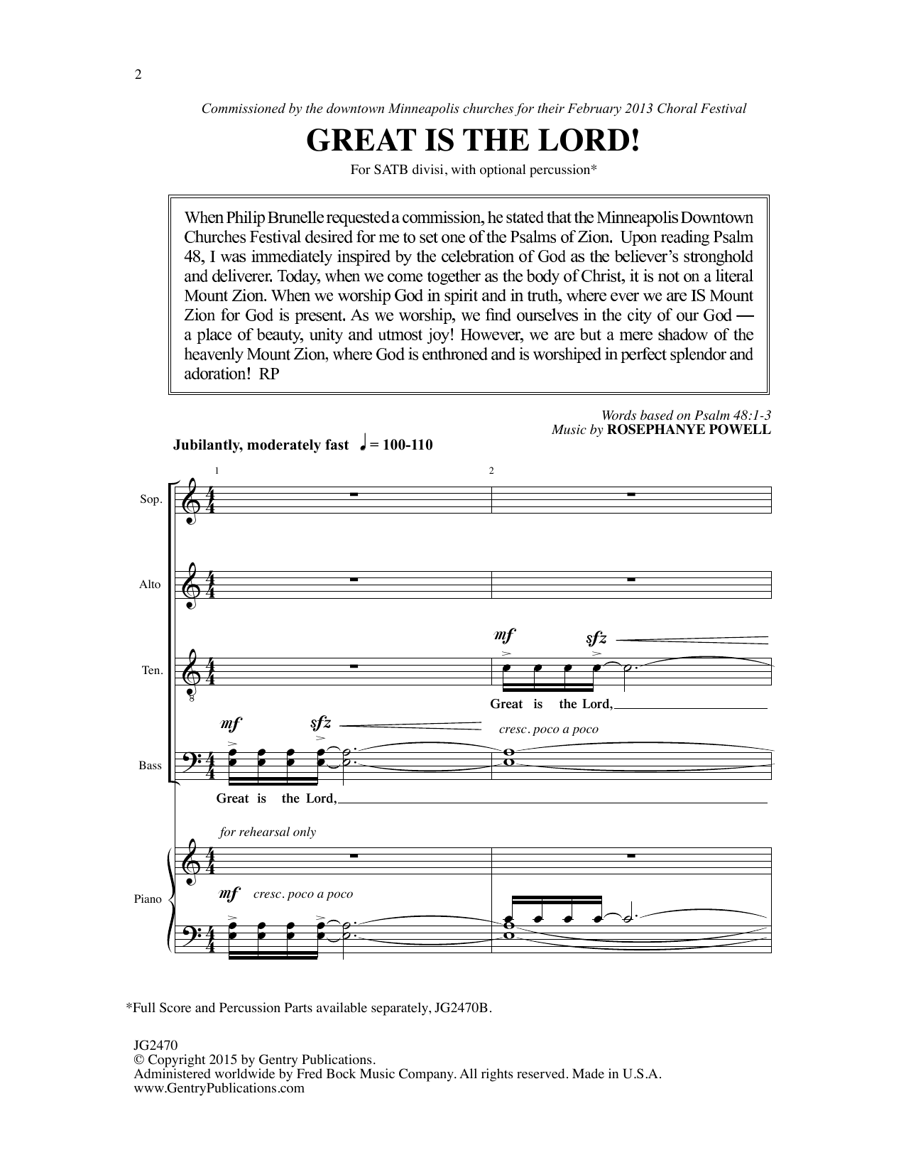Produktbild zu: Great Is The Lord