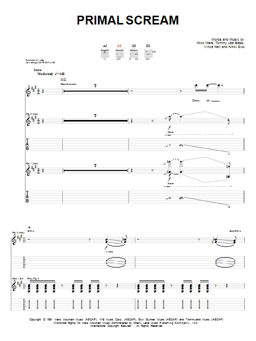 Produktgalerie: Seite 1 von 1 Primal Scream, Motley Crue, Gitarre