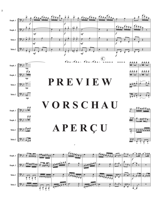 Product gallery: Page 3 of 21 March Militaire Francaise , , (Tuba Quartet: 2x Baritone, 2xTuba)