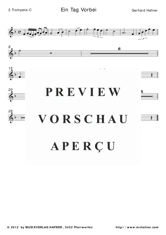 gallery: Ein Tag vorbei, , (Blechbläser Quintett)