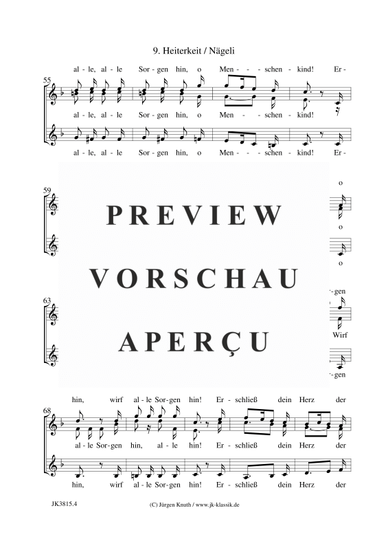 gallery: Heiterkeit , , (Frauenchor SSA)