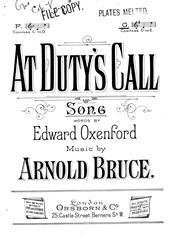 Produktbild zu: At Duty's Call
