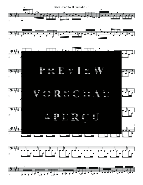 Produktgalerie: Seite 7 von 10 Preludio from Partita III in E major, BWV 1006, , (Tuba Solo)