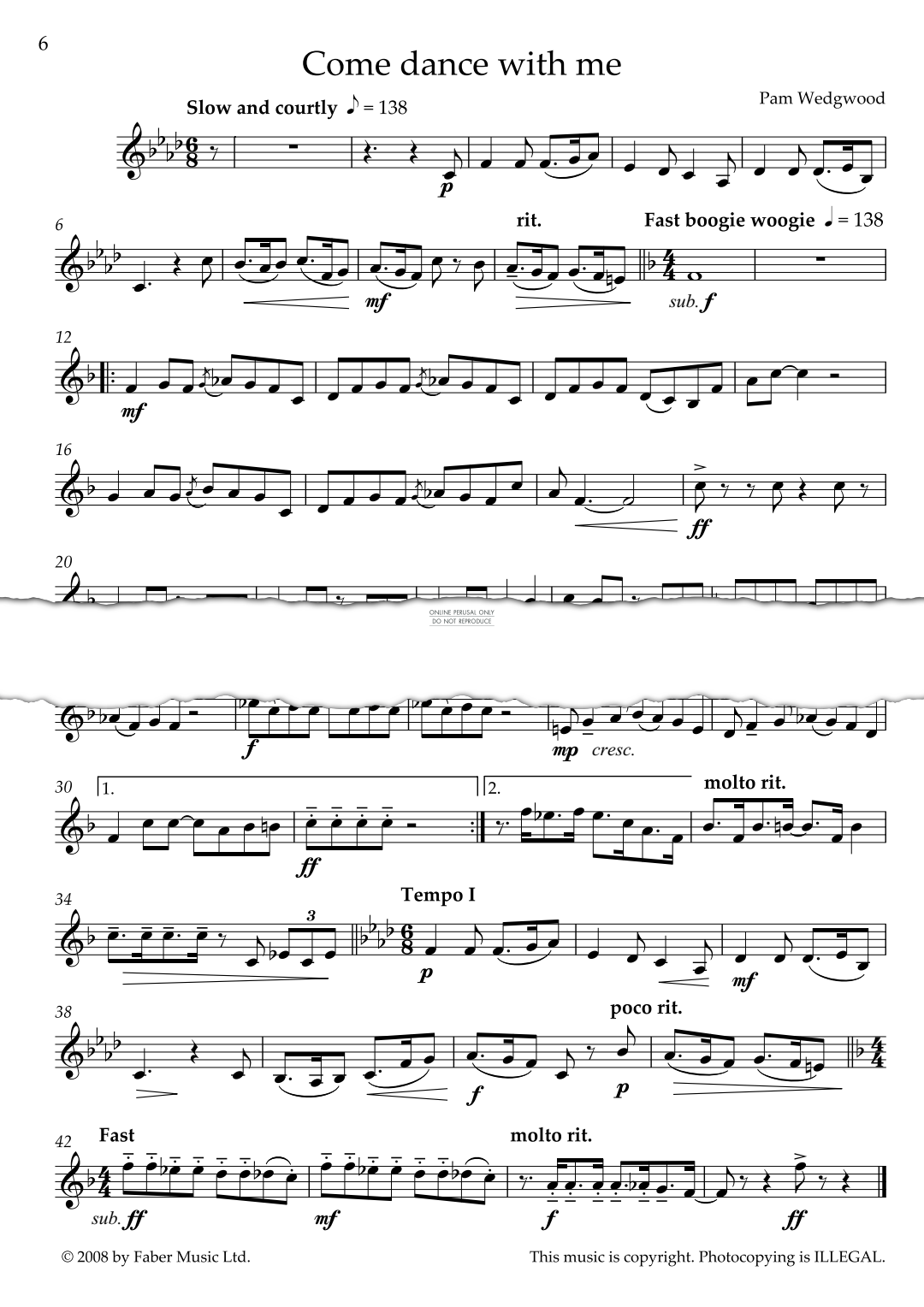 Produktgalerie: Seite 1 von 1 Come Dance With Me, Pam Wedgwood, Horn, Klavier