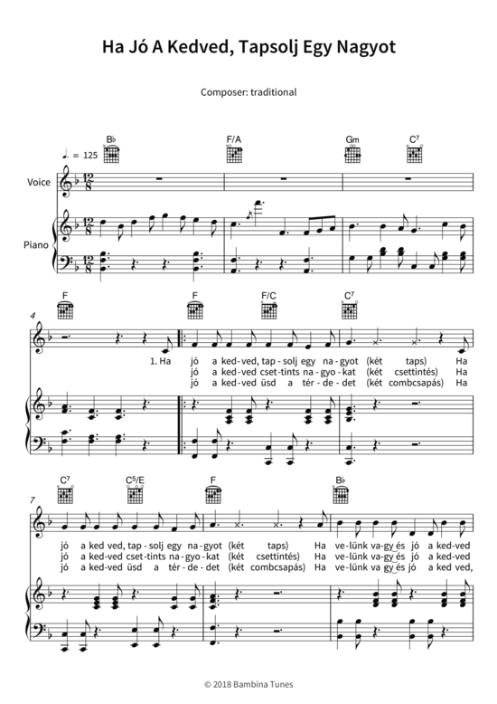 Produktbild zu: Ha Jó  A Kedved, Tapsolj Egy Nagyottraditional