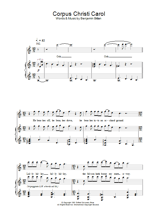 Produktbild zu: Corpus Christi Carol