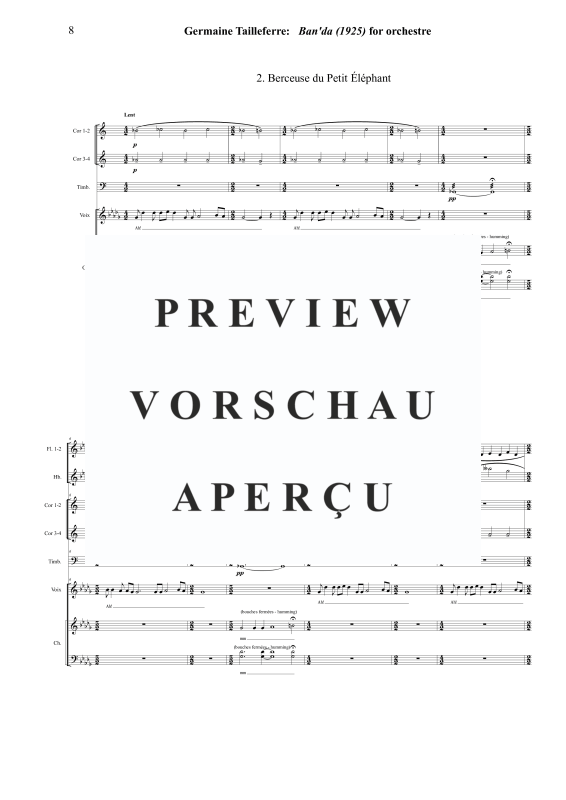 Produktgalerie: Seite 9 von 10 Banda, soprano, mixed chorus and orchestra, Sopran Solo, Gemischter Chor und Orchester