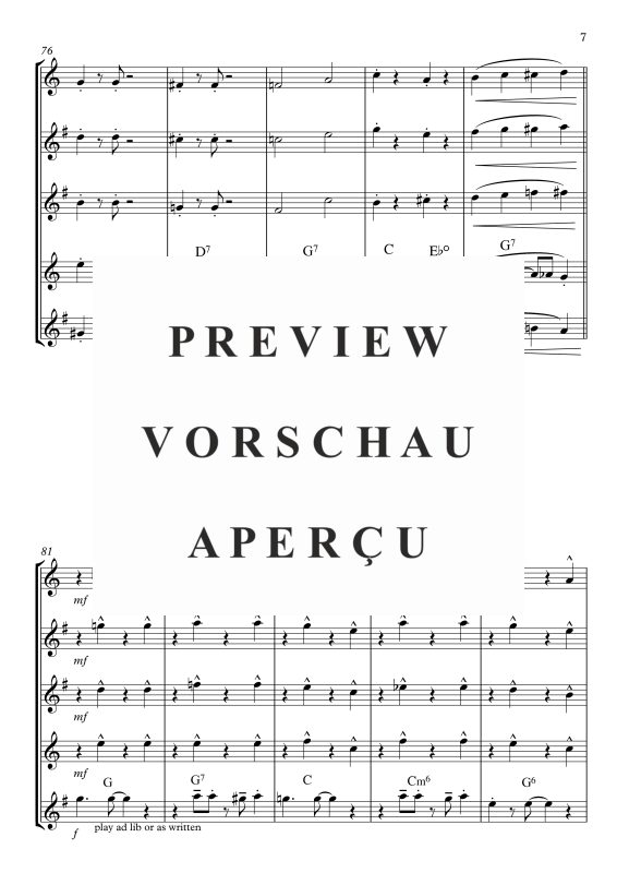Produktgalerie: Seite 8 von 11 The Charleston, , Saxophon Quartett S/A A T B
