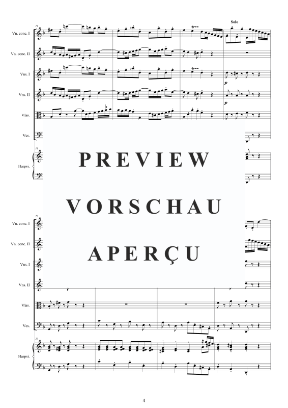 Product gallery: Page 5 of 11 Double Concerto in D minor BWV 1043, , Mixed Ensemble 2 Violins, Strings and Continuo (Harpsichord)