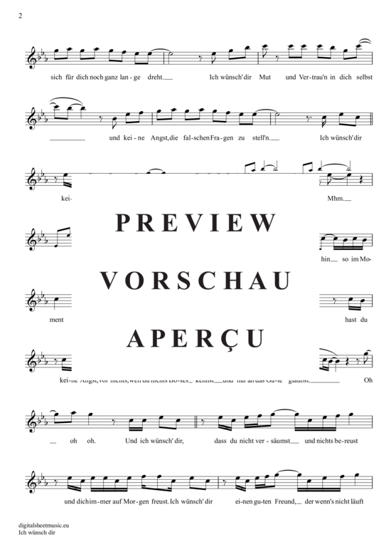 Produktgalerie: Seite 3 von 4 Ich Wünsch Dir , Connor, Sarah, (Oboe)
