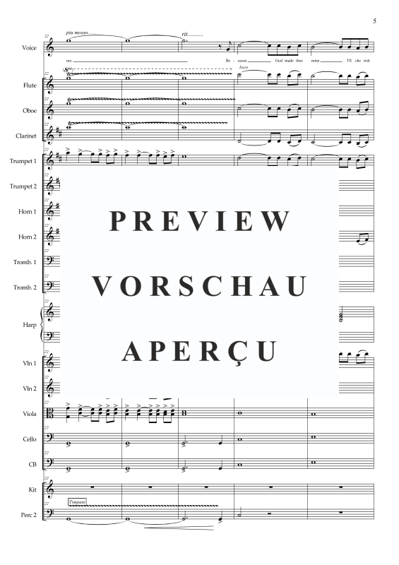 Produktgalerie: Seite 8 von 11 Because, , Solo Gesang und Orchester