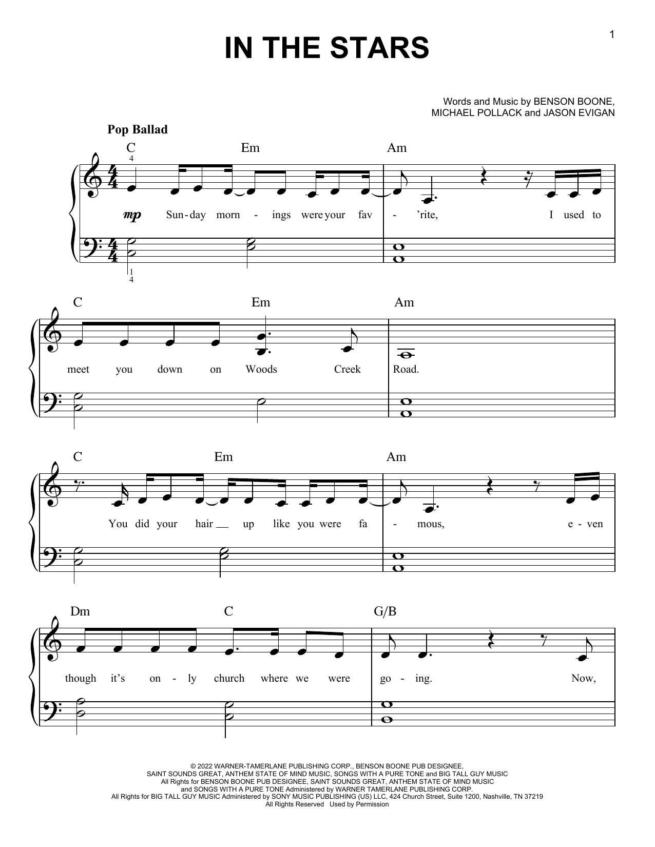 Produktbild zu:  In The Stars - Benson Boone