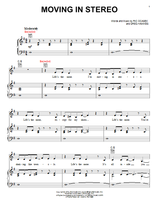 Produktbild zu: Moving In Stereo