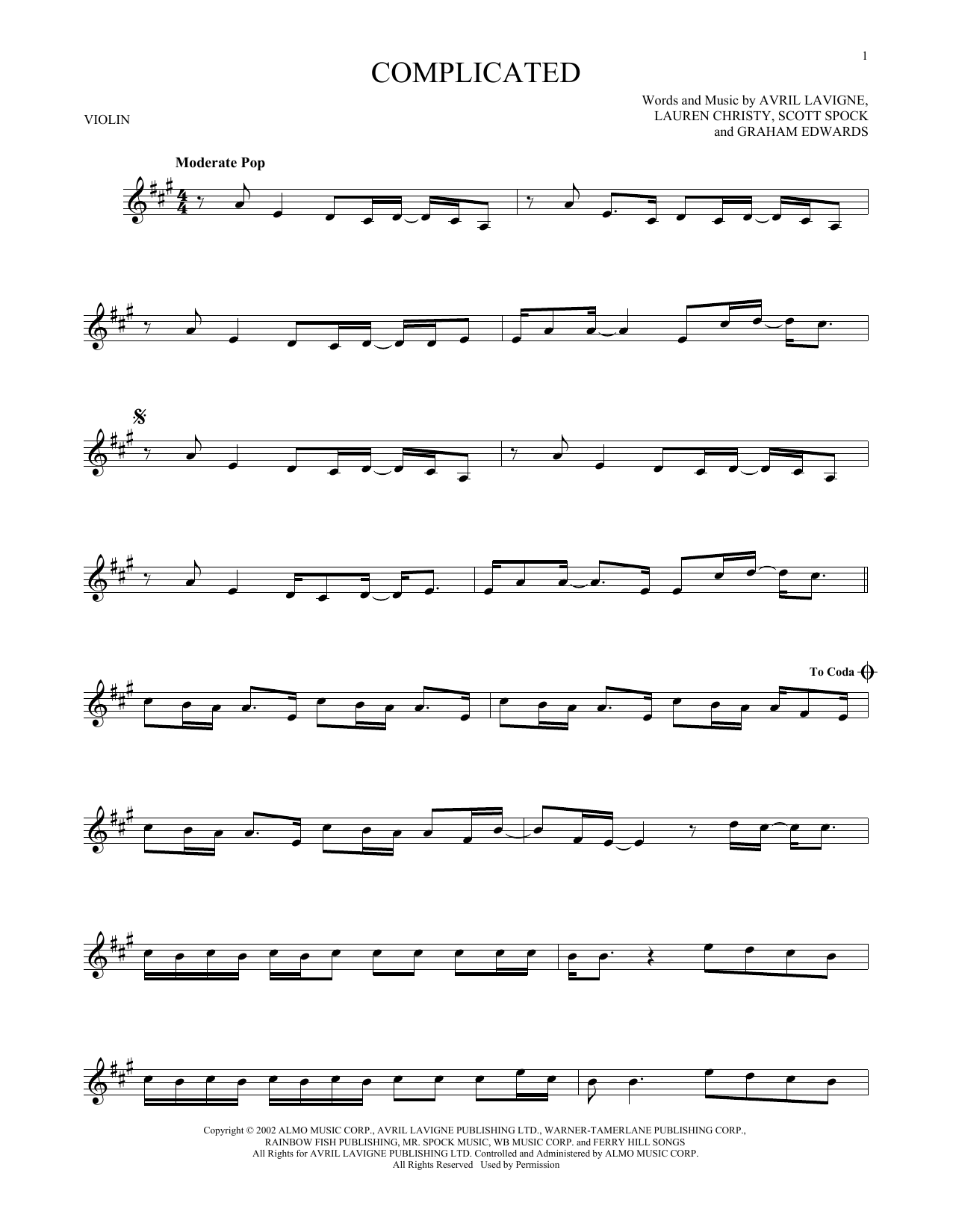 Product gallery: Page 1 of 1 Complicated, Avril Lavigne