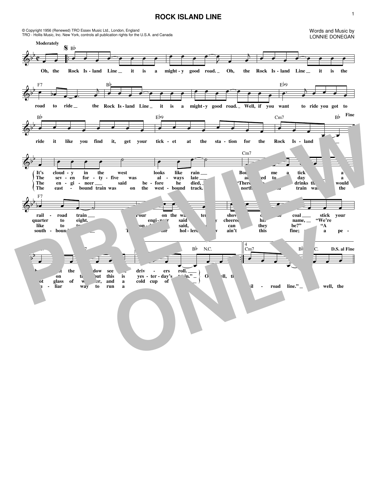 Produktbild zu: Rock Island Line