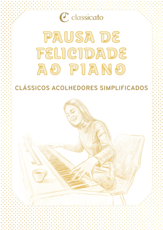 Produktbild zu: Pausa de felicidade ao piano - Clássicos acolhedores simplificadosJacques Offenbach / Ludwig van Beethoven / Wolfgang Amadeus Mozart / Johann Sebastian Bach / Robert Schumann
