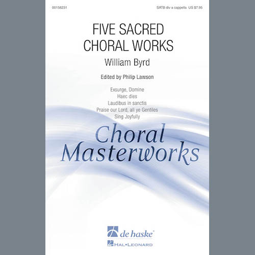 cover: Five Sacred Choral Works (ed. Philip Lawson), William Byrd