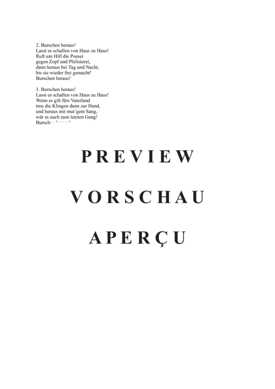 Product gallery: Page 3 of 3 Burschen heraus , , (voice + piano)