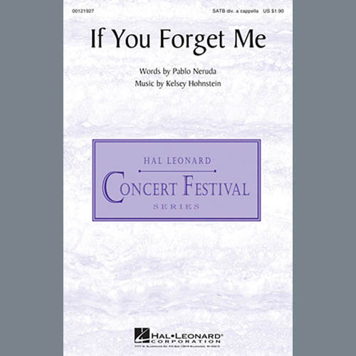 cover: If You Forget Me, Kelsey Hohnstein-Reinhart, Chor