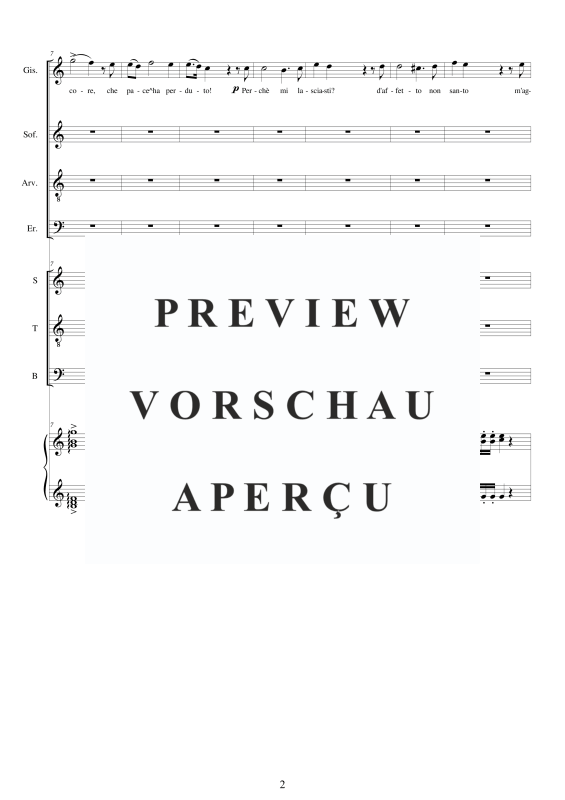 Produktgalerie: Seite 3 von 11 I Lombardi - (Act 2-VII-VIII-IX) Se vano è il pregare, , Gemischter Chor STB Soli und Klavier