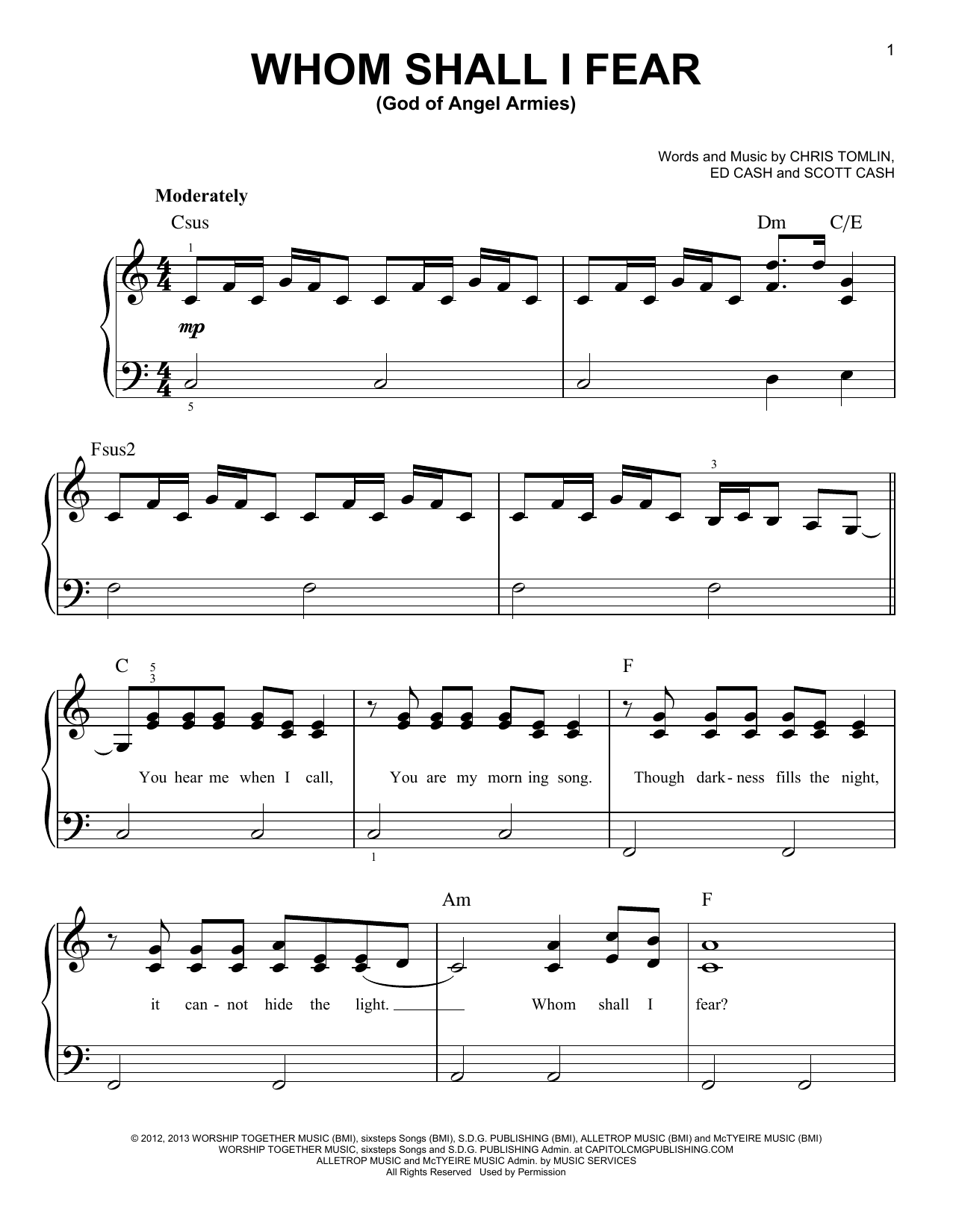 Produktbild zu: Whom Shall I Fear (God Of Angel Armies)