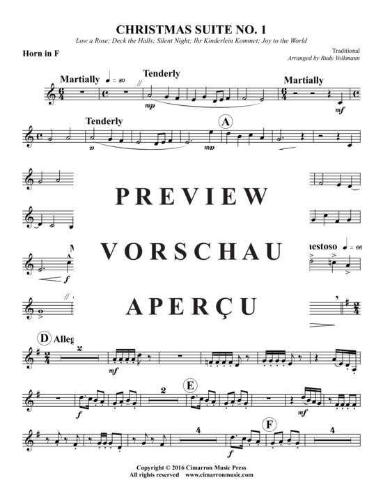 Produktgalerie: Seite 18 von 21 Christmas Suite No. 1 , , (Blechbläserquintett)