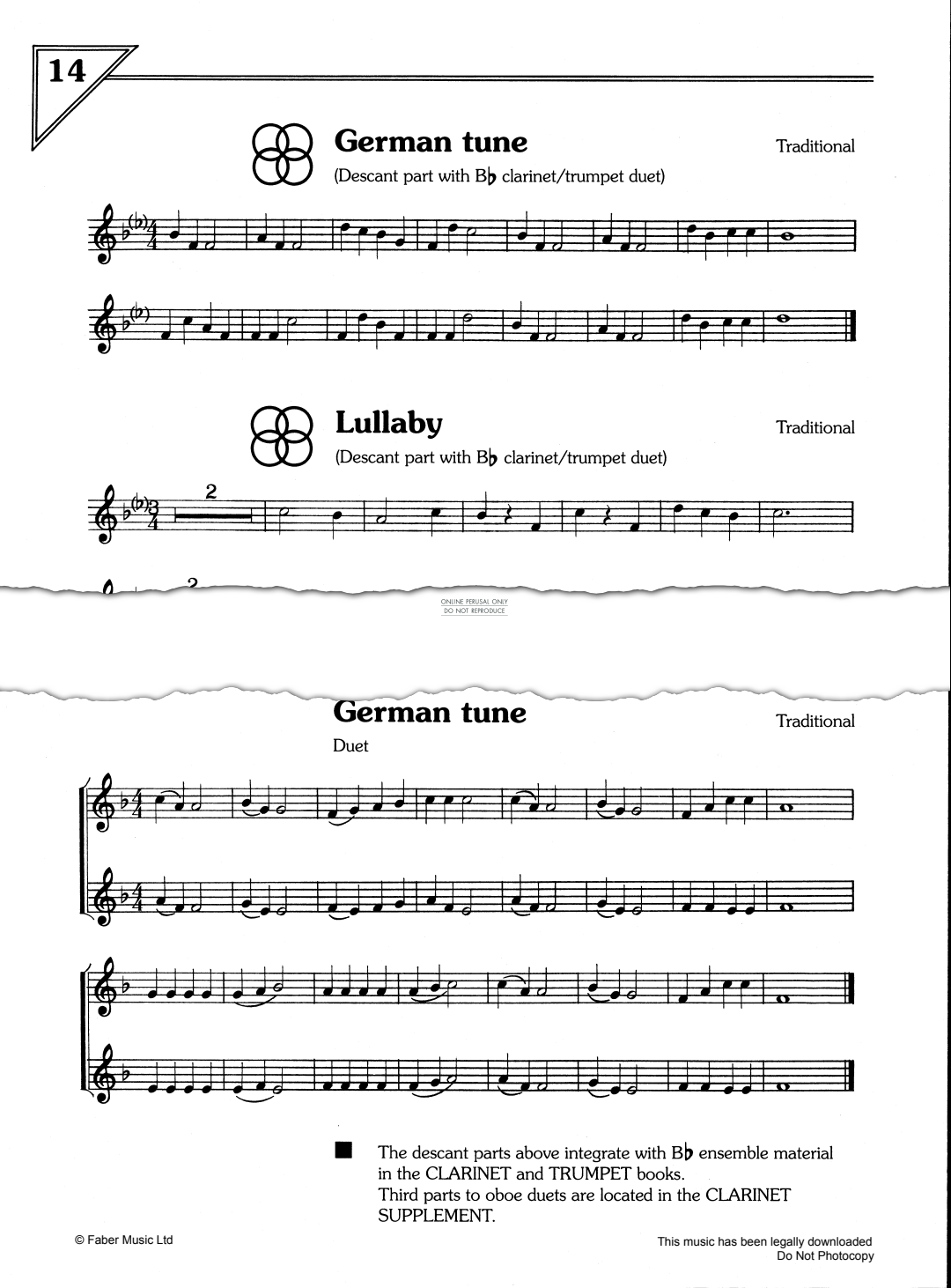 Produktgalerie: Seite 1 von 1 German Tune/Lullaby, Traditional, Oboe