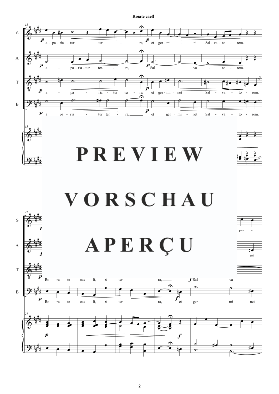 Produktgalerie: Seite 3 von 8 Rorate caeli, , Gemischter Chor und Orgel