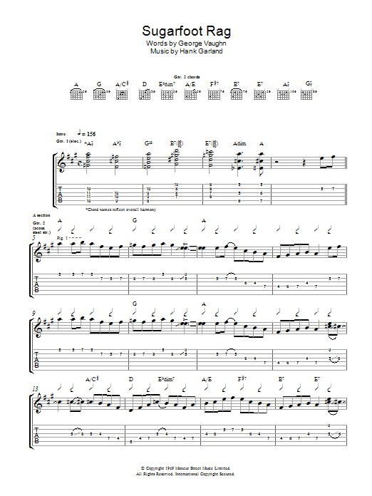 Produktgalerie: Seite 1 von 1 Sugarfoot Rag, Brent Mason, Gitarre