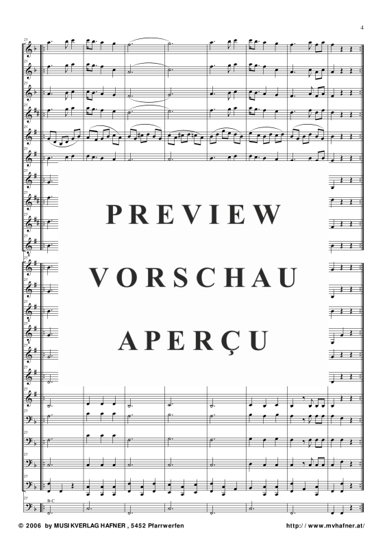 Product gallery: Page 8 of 11 Menuett aus der Haffner Sinfonie (KV 385, 1782), , (large wind orchestra)