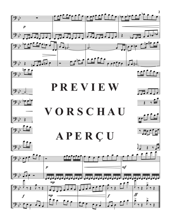 Product gallery: Page 4 of 12 Suite Nr. 6 in Bb , , (2x Bariton/Posaune)