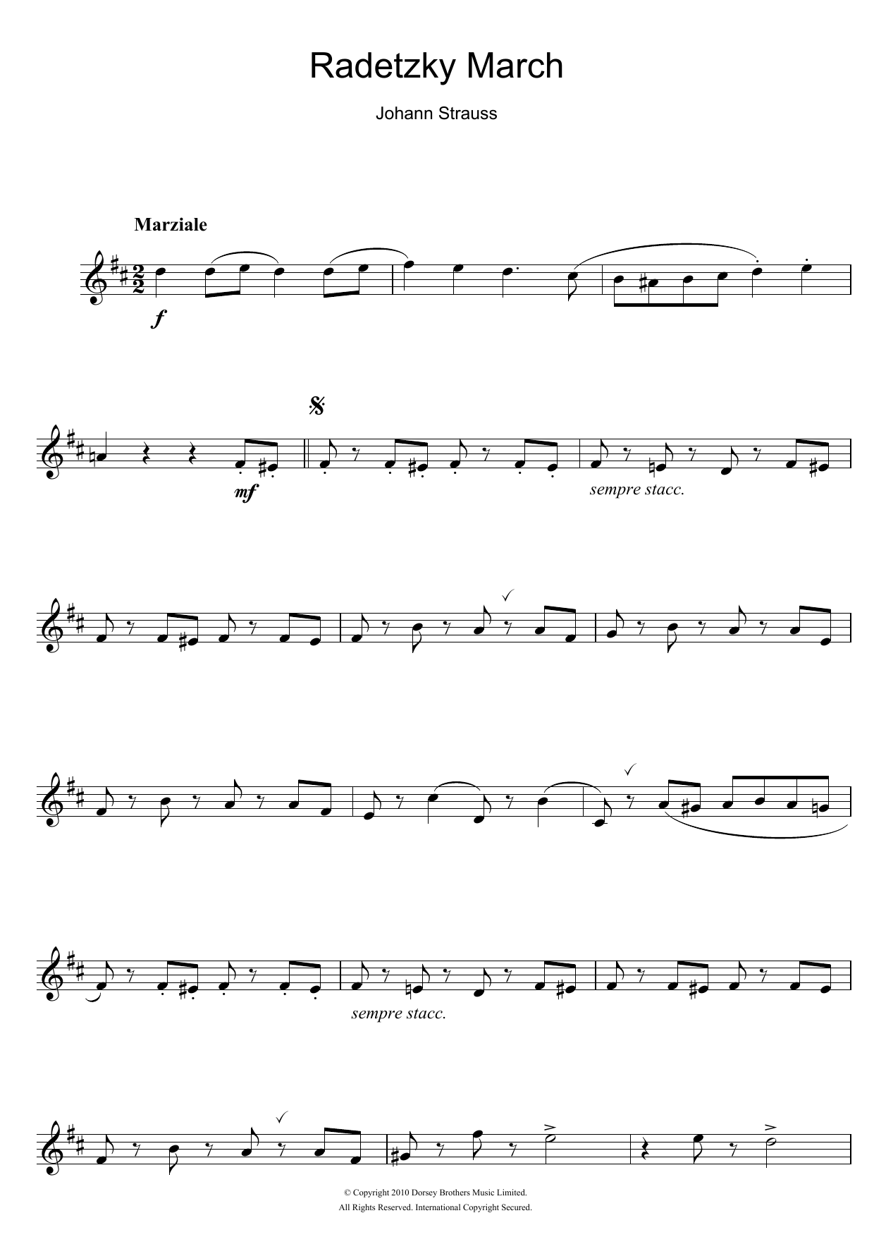 Product gallery: Page 1 of 1 Radetzky March Op. 228, Johann Strauss