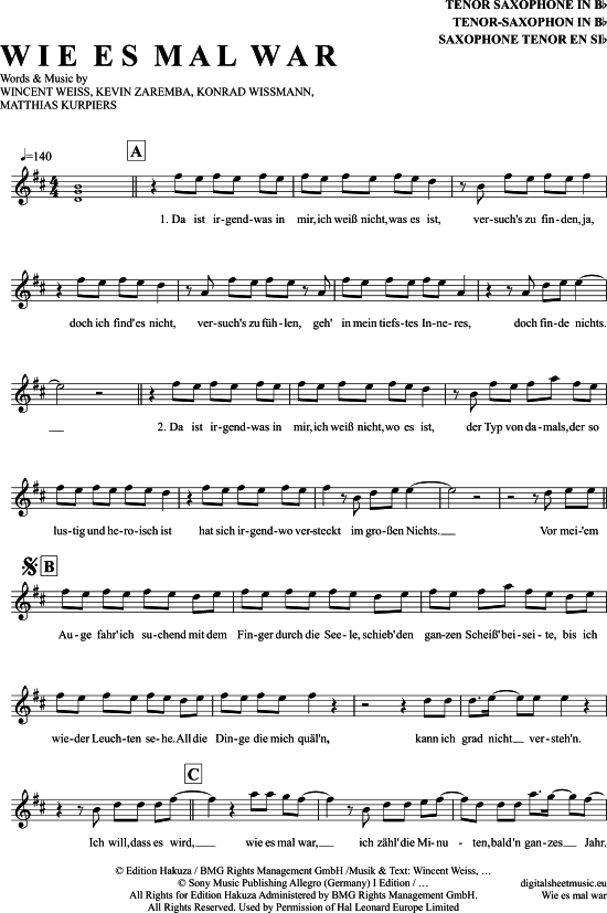 Product picture to: Wie Es Mal War Wincent Weiss