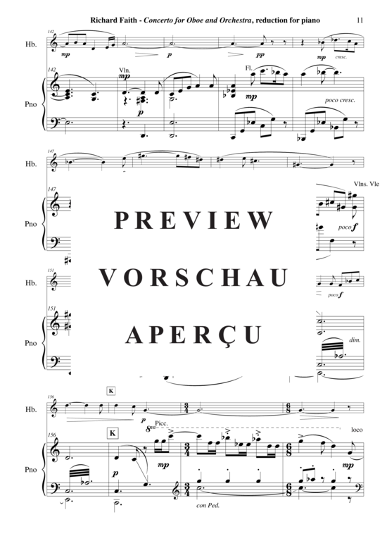 Product gallery: Page 12 of 21 Concerto for oboe and chamber orchestra , , (Oboe + Keyboard)