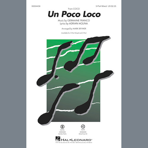 cover: Un Poco Loco (from Coco) (arr. Mark Brymer), Germaine Franco & Adrian Molina, Chor