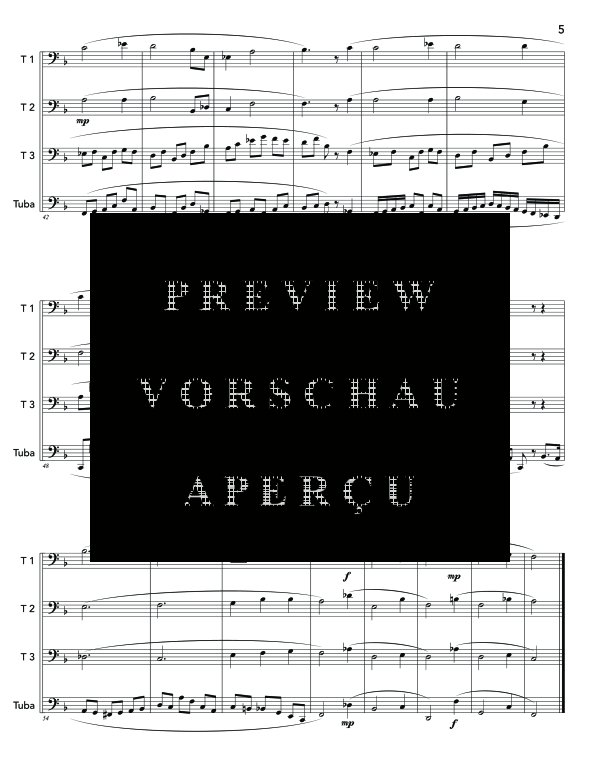 Product gallery: Page 9 of 11 Bordogni Suite, , (brass quartet 3x trombone and tuba)