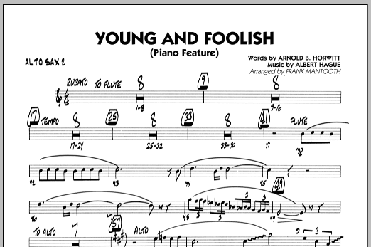 Produktgalerie: Seite 1 von 1 Young And Foolish - Alto Sax 2, 