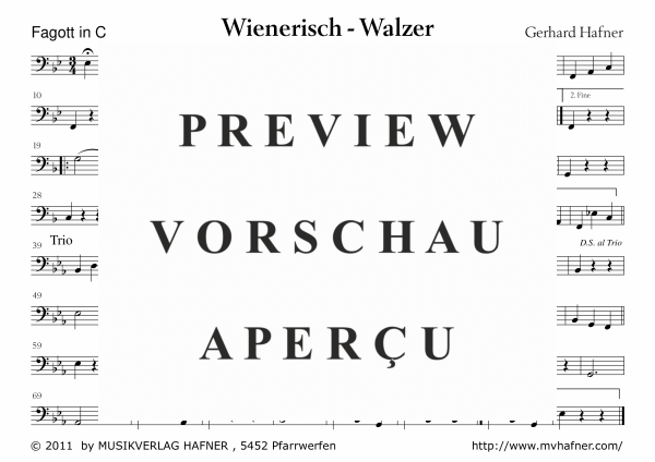 Product gallery: Page 9 of 11 Wienerisch - Walzer, , (large wind orchestra)