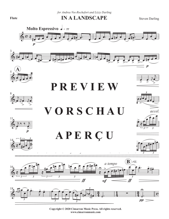 Product gallery: Page 9 of 14 In a Landscape , , (Woodwind duet for flute + clarinet in Bb)