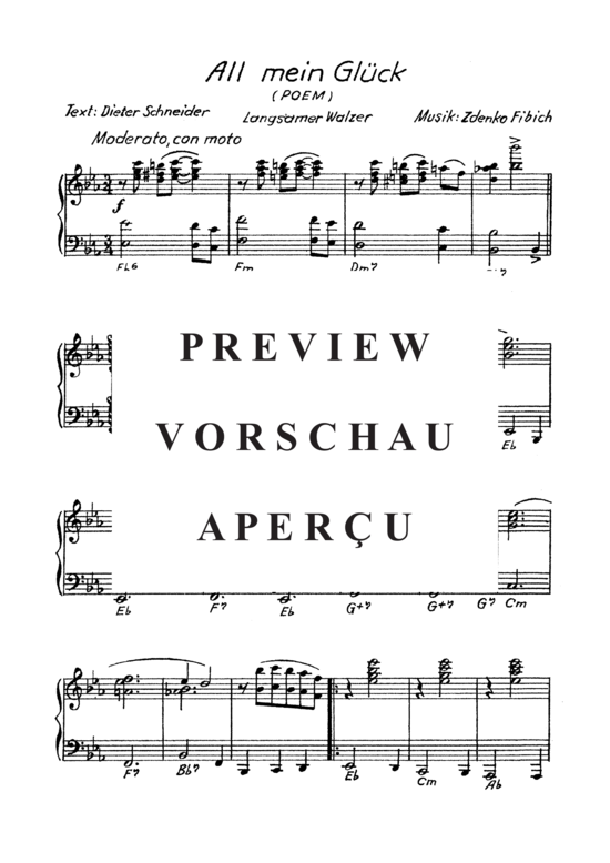 Product gallery: Page 4 of 4 All mein Glück , , Piano and Voice
