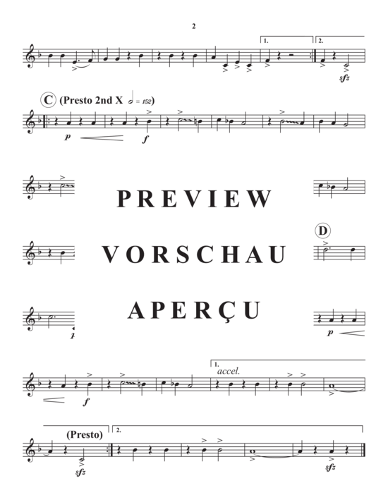 Produktgalerie: Seite 8 von 12 1890´s Medley , , (Blechbläser Trio für Trompete in B, Horn in F oder Posaune + Tuba)