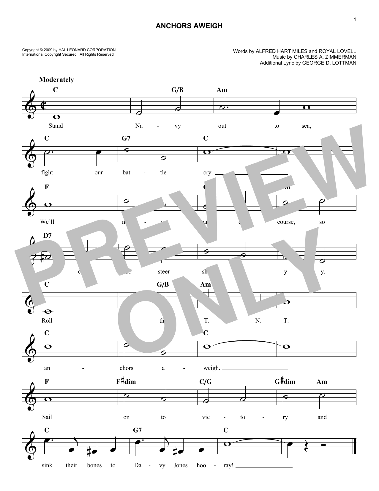 Produktbild zu: Anchors Aweigh