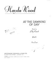 cover: At The Dawning Of The Day, Haydn Wood