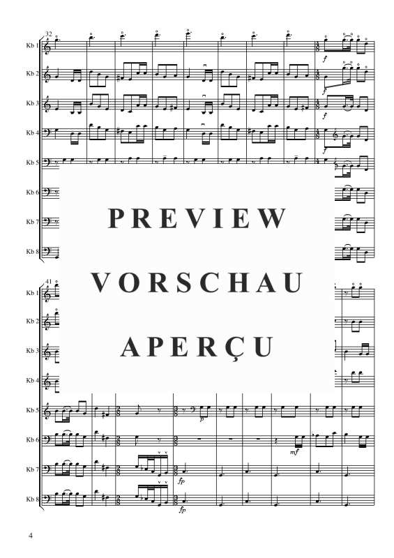 gallery: Geburtstags-Ständchen, , Double Bass Octet