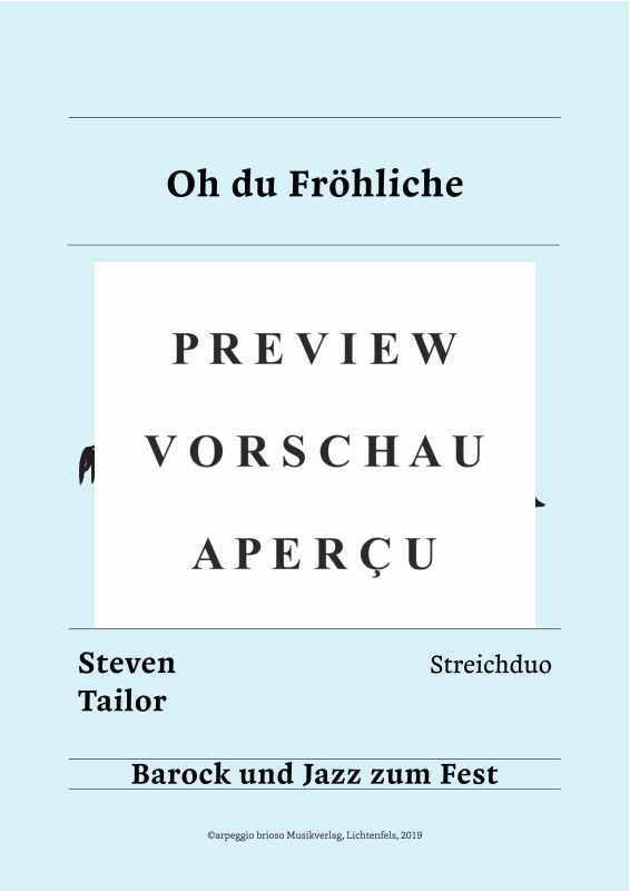 Product gallery: Page 2 of 8 Oh du Fröhliche - aus dem Album Barock und Jazz zum Fest, , (Duet 2x violin)