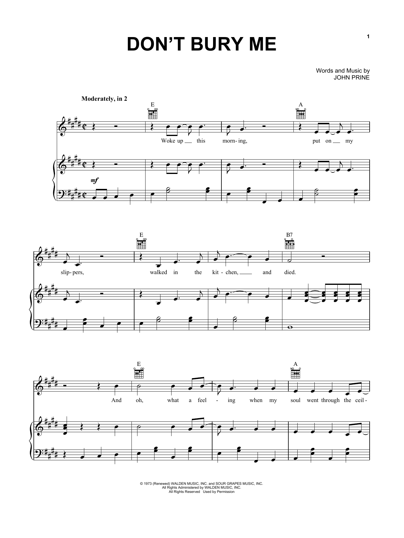 Produktbild zu: Don't Bury Me
