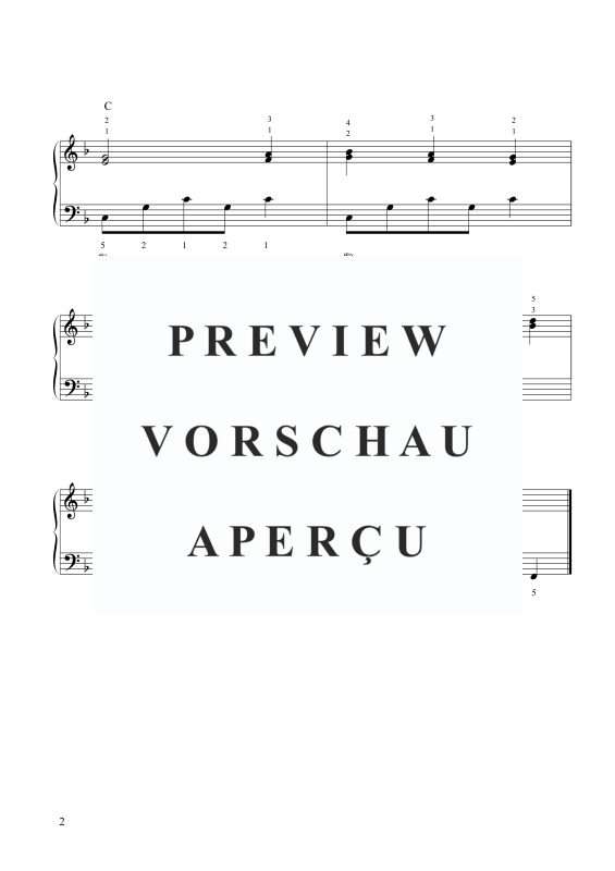 Produktgalerie: Seite 3 von 3 Großer Gott, wir loben dich (F-Dur), , Klavier/Orgel Solo